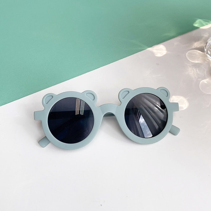 Bear/Flower Shape Round Sunglasses