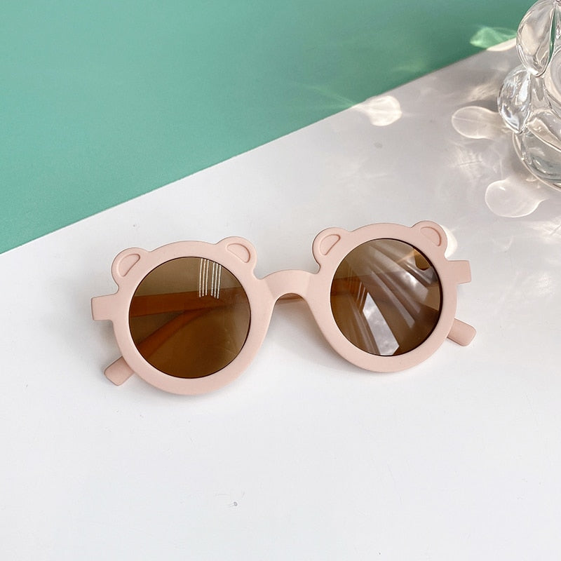 Bear/Flower Shape Round Sunglasses