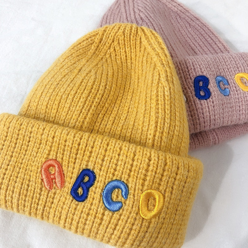 ABCD Knitted Beanie Hat