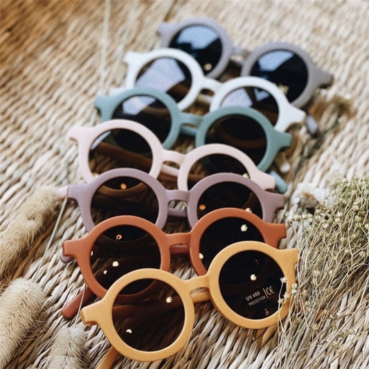 Retro Round-Shaped Sunglasses