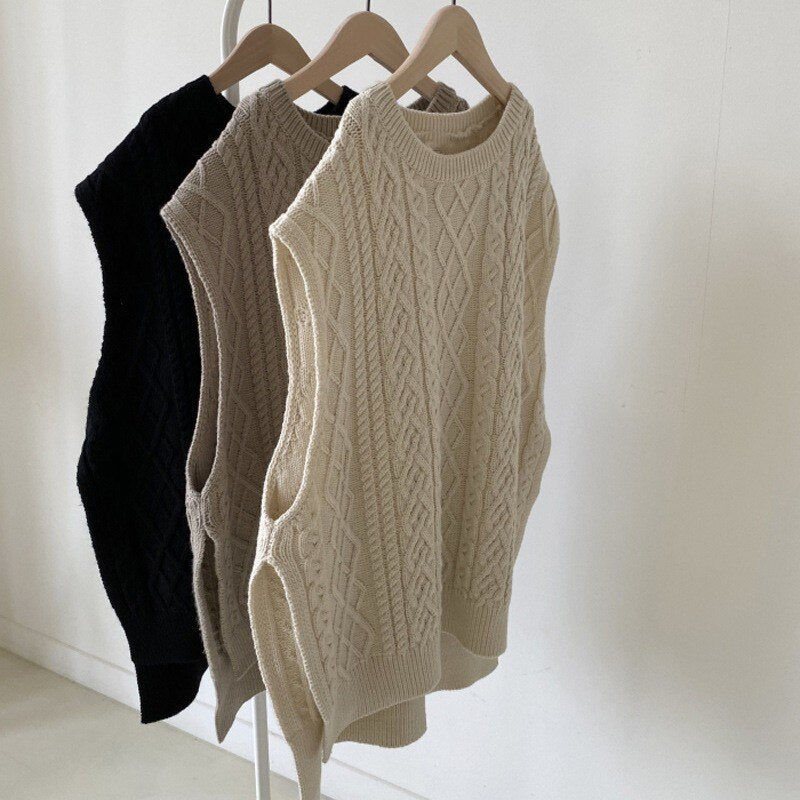 Knitwear Sleeveless Sweater
