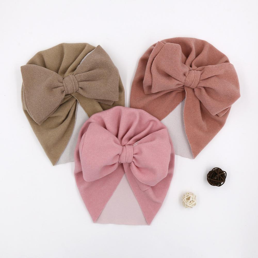 Solid Color Bow Knot Turban