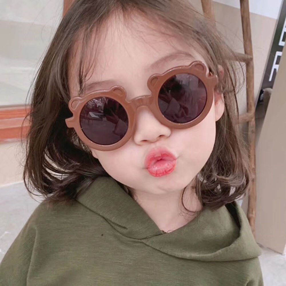 Bear Shape Round Sunglasses