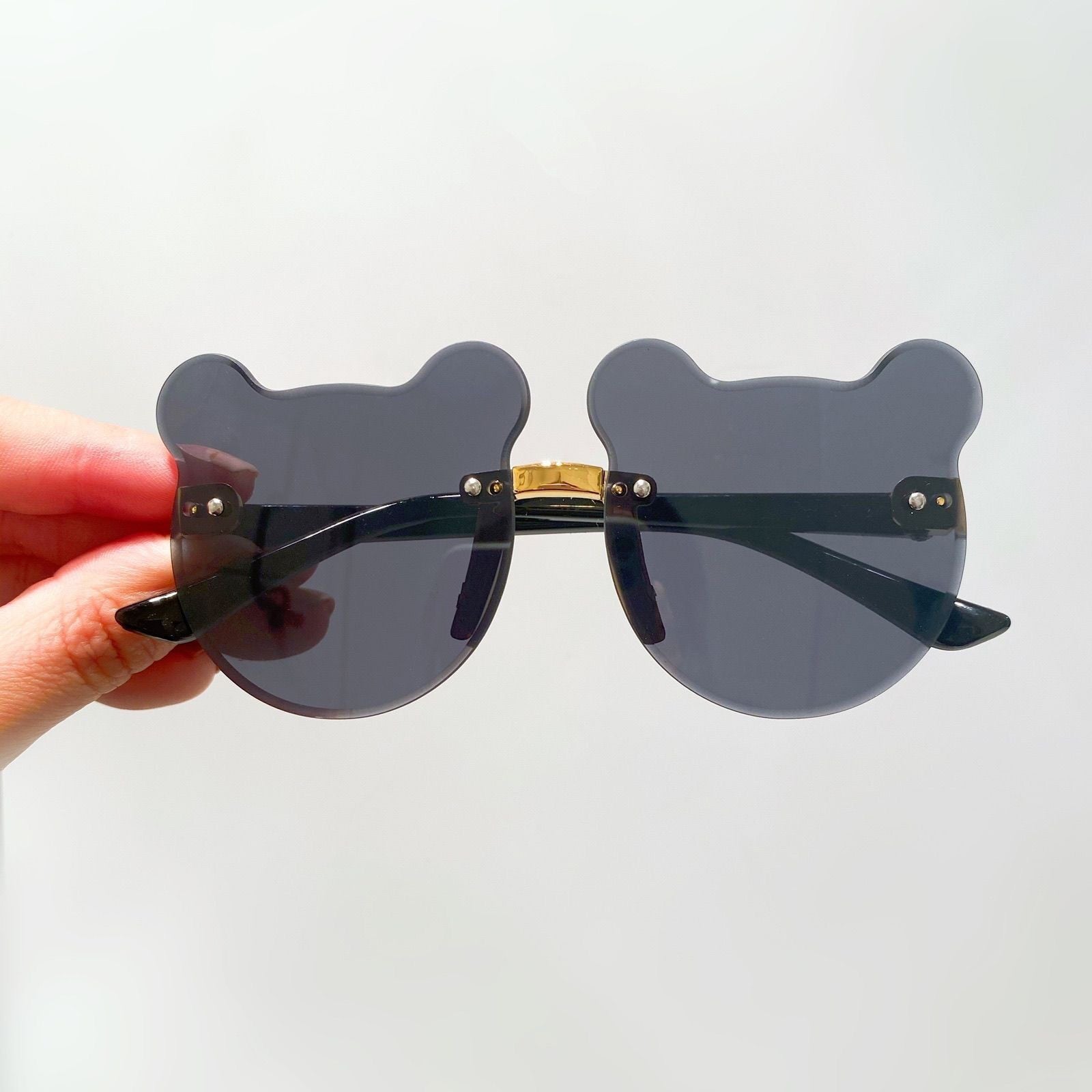 Bear/Flower Shape Round Sunglasses