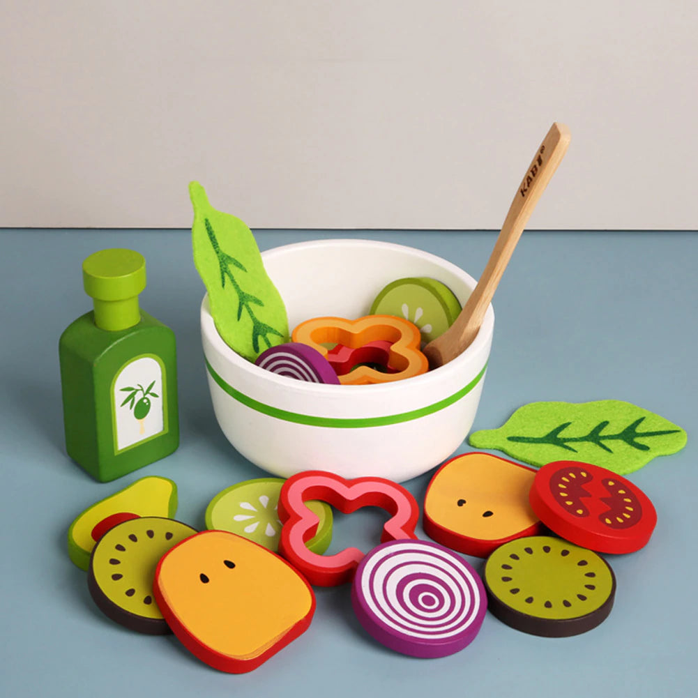Wooden Salad Toy