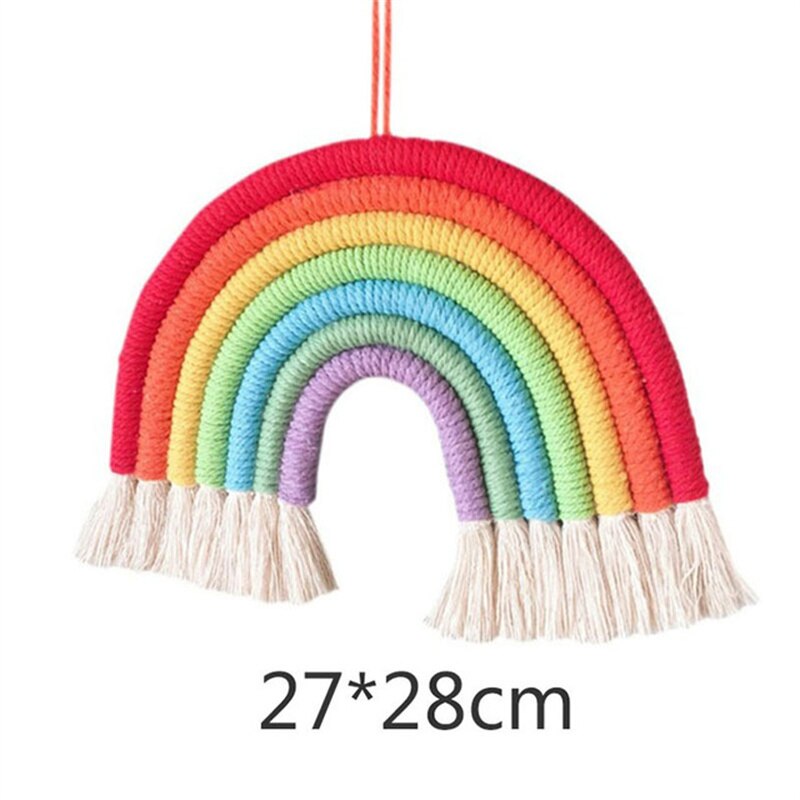 Wall Hanging Rainbow Rope