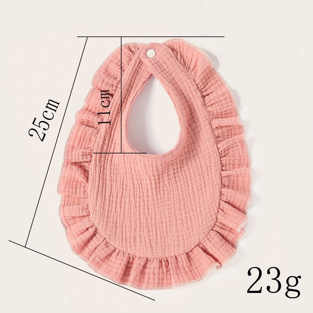 Lace Ruffle Bibs