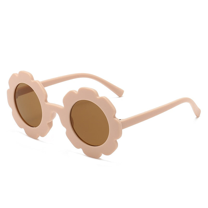 Sun Flower Round Sunglasses