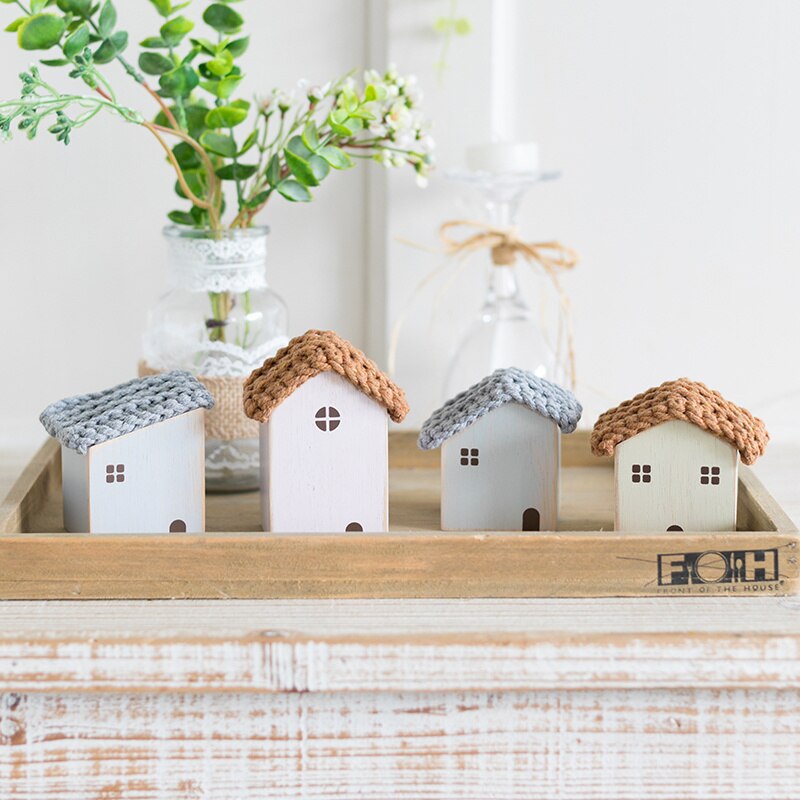 Japan Style Wooden House Miniature Craft