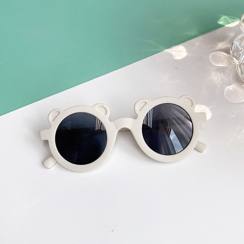 Bear/Flower Shape Round Sunglasses