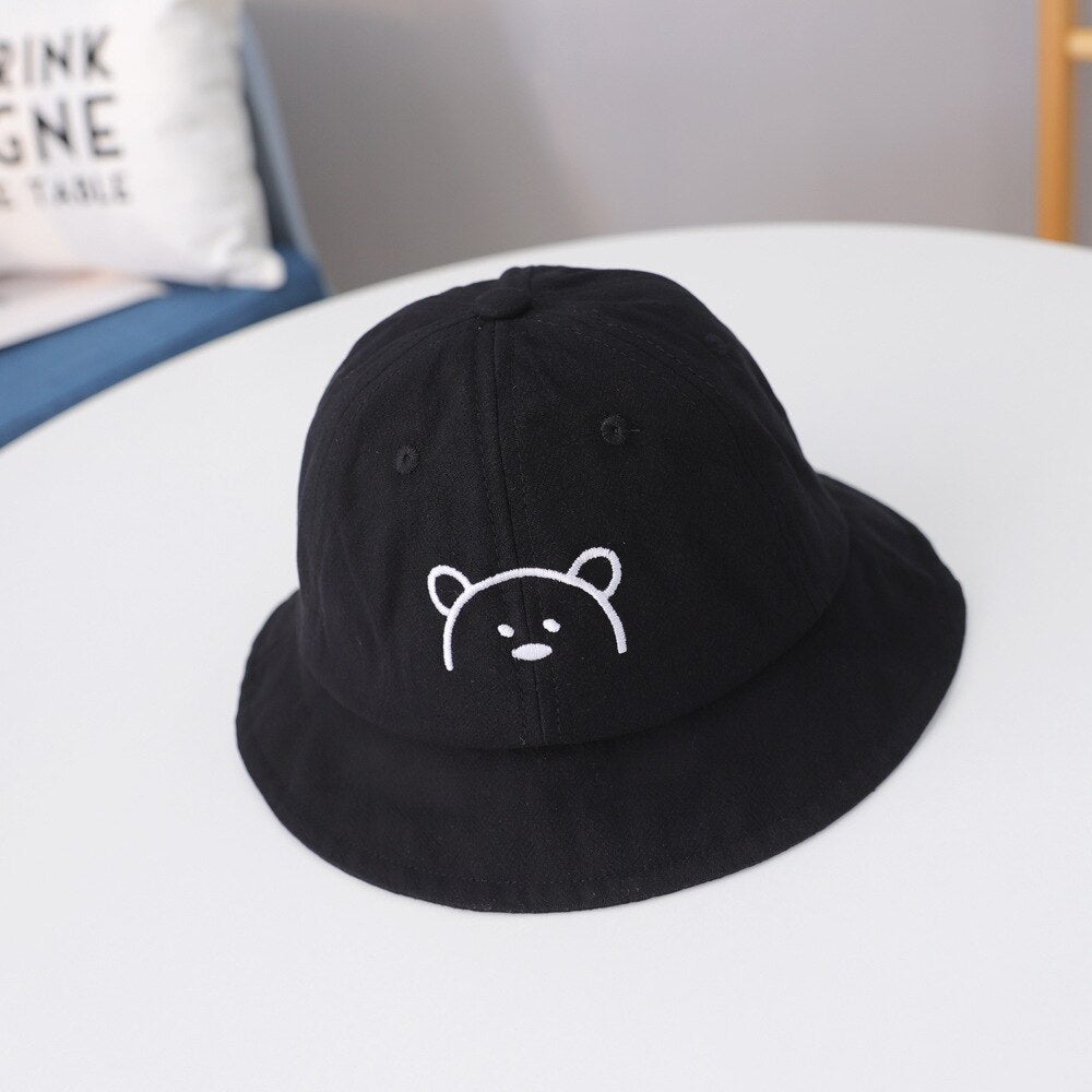 Bear Print Bucket Hat