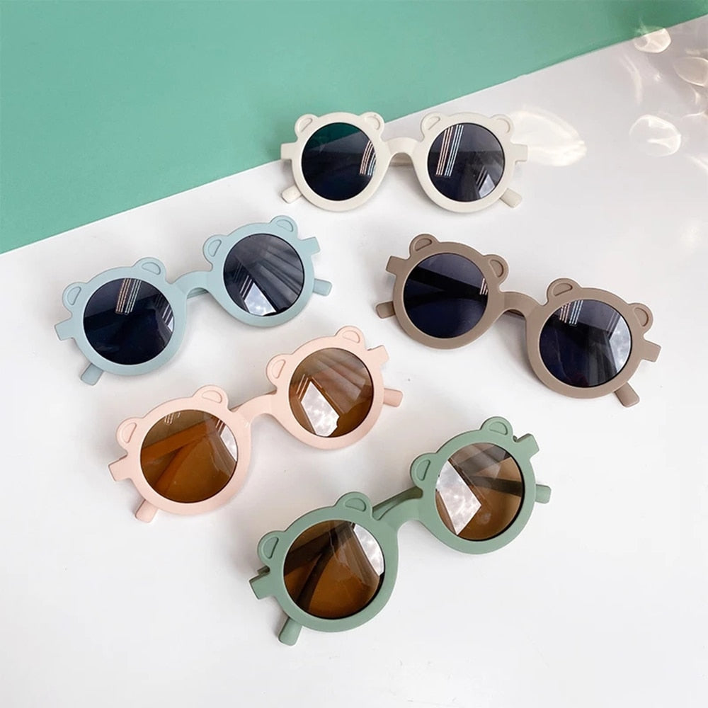 Bear Shape Round Sunglasses