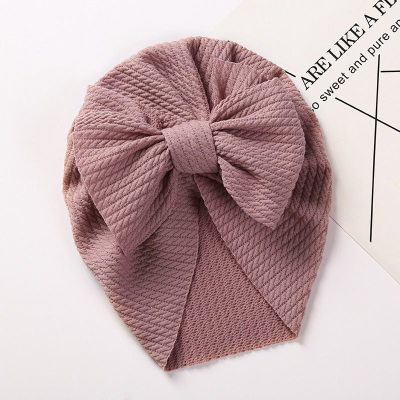 Bow Knot Ribbed Turban