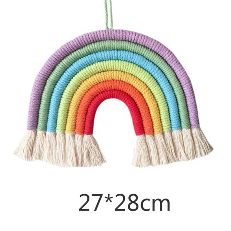 Wall Hanging Rainbow Rope