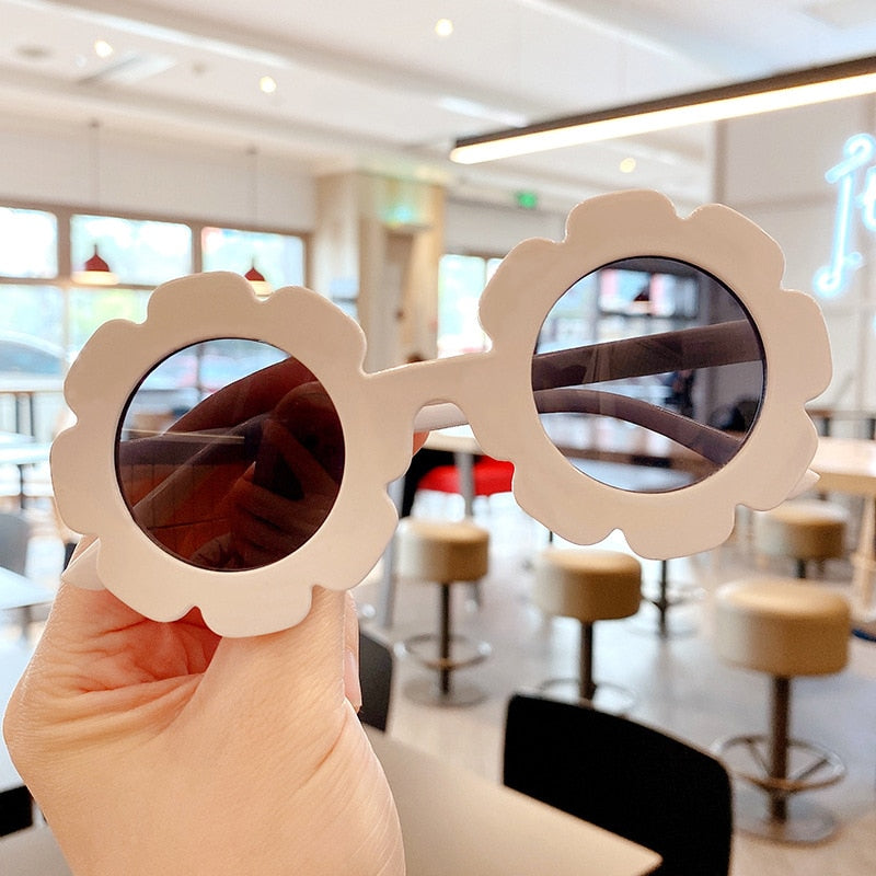 Bear/Flower Shape Round Sunglasses