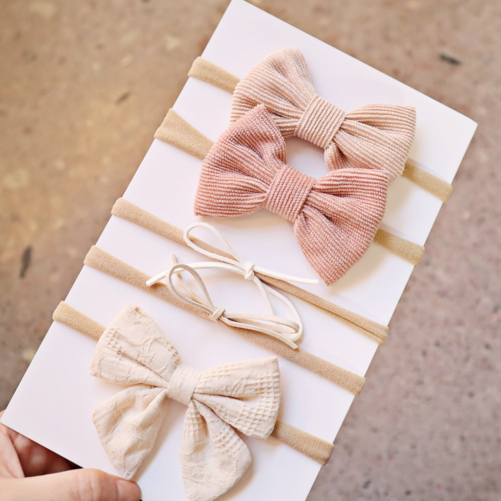 5Pcs/Set Bow Headband