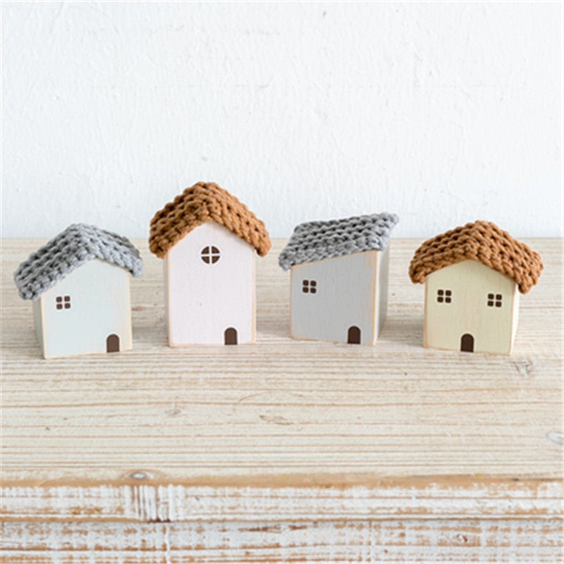 Japan Style Wooden House Miniature Craft