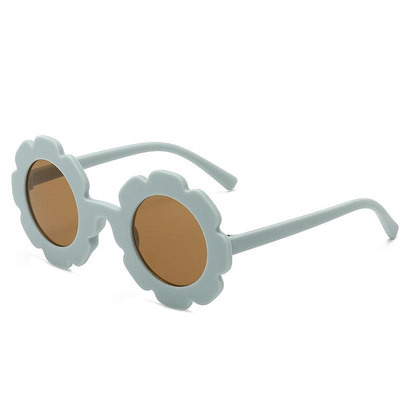 Sun Flower Round Sunglasses