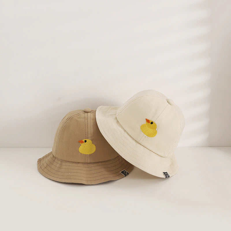 Lovely Duck Embroidered Bucket Hat