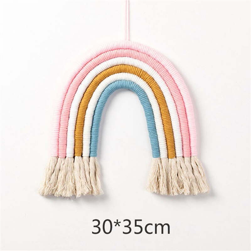 Wall Hanging Rainbow Rope