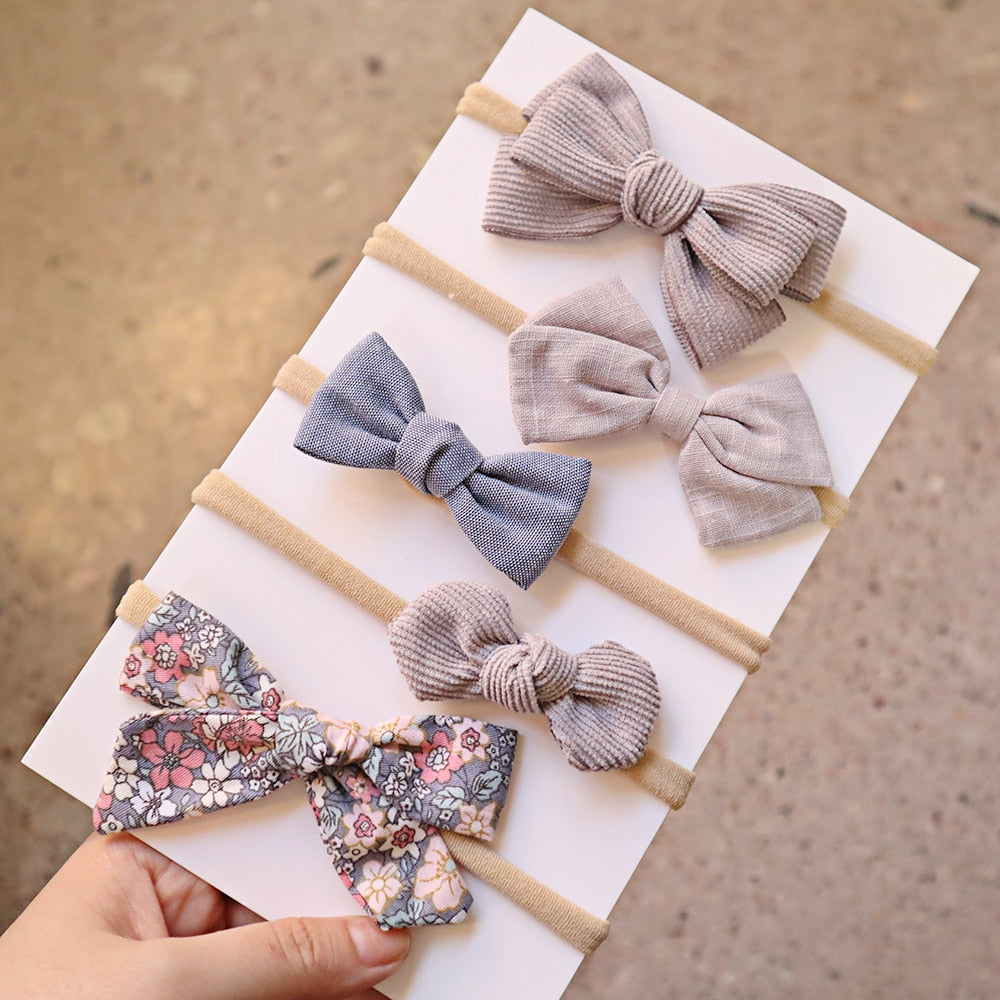 5Pcs/Set Bow Headband