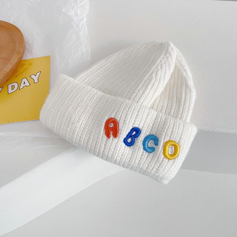 ABCD Knitted Beanie Hat