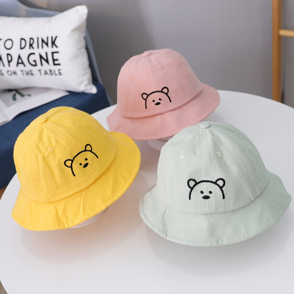 Bear Print Bucket Hat