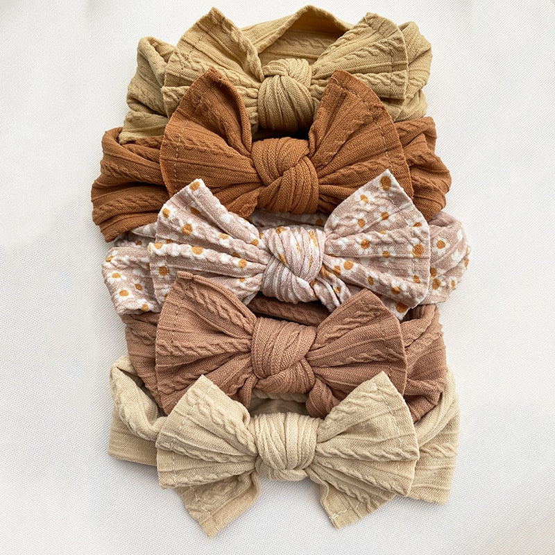 5Pcs Neutral Bow Headband