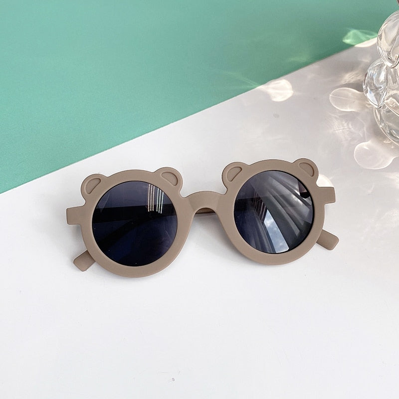 Bear/Flower Shape Round Sunglasses