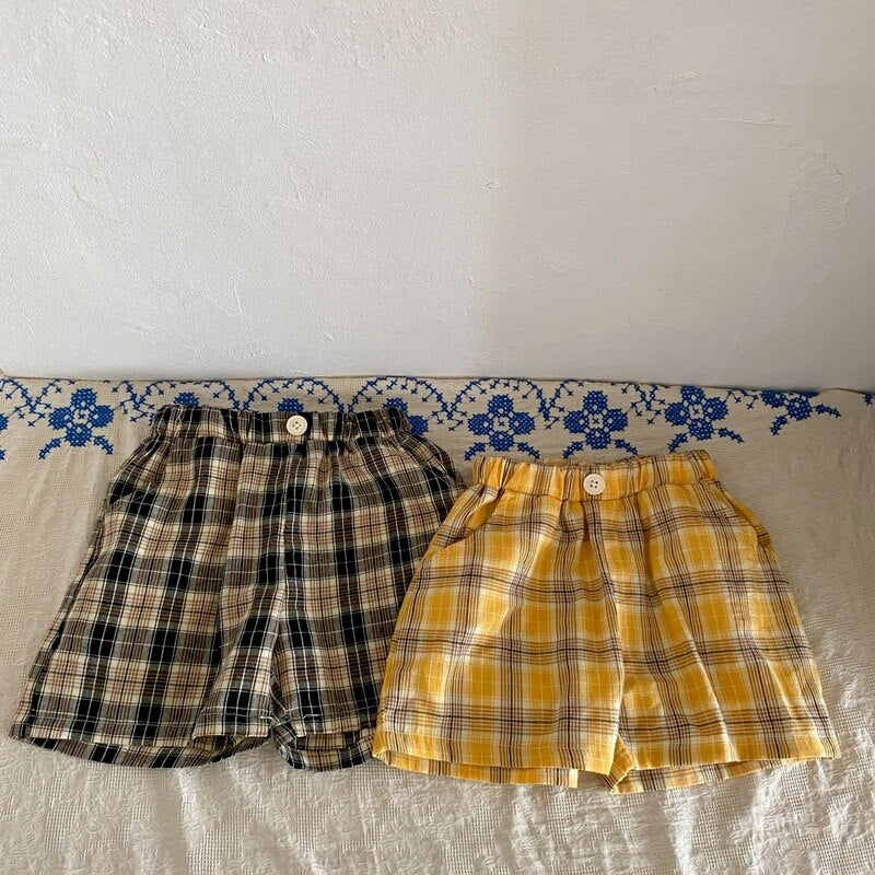 Retro Plaid Shorts