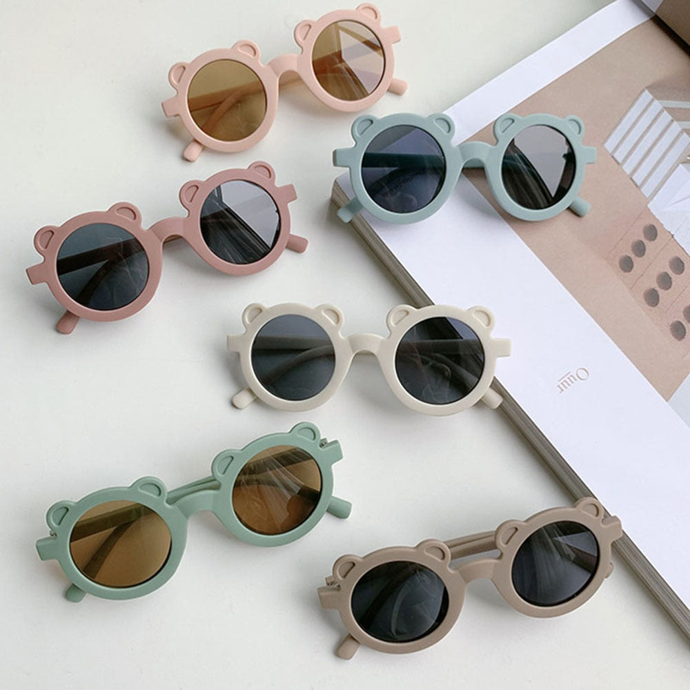 Bear Shape Round Sunglasses