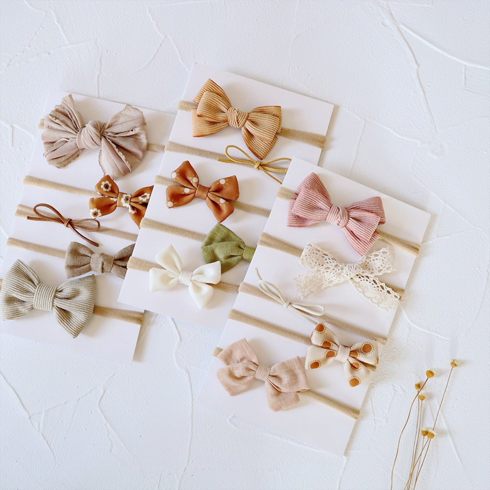 5Pcs/Set Bow Headband