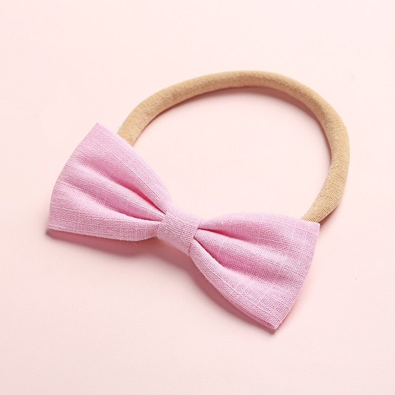 6Pcs/Lot Colorful Bows Hair Bands