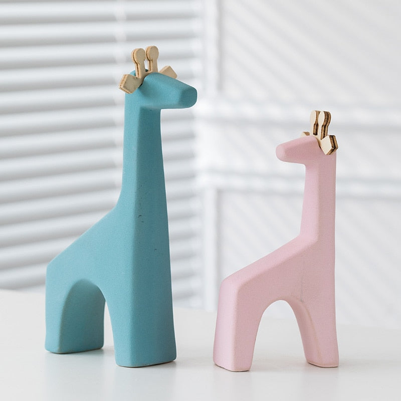 Nordic Ceramic Animal Ornaments