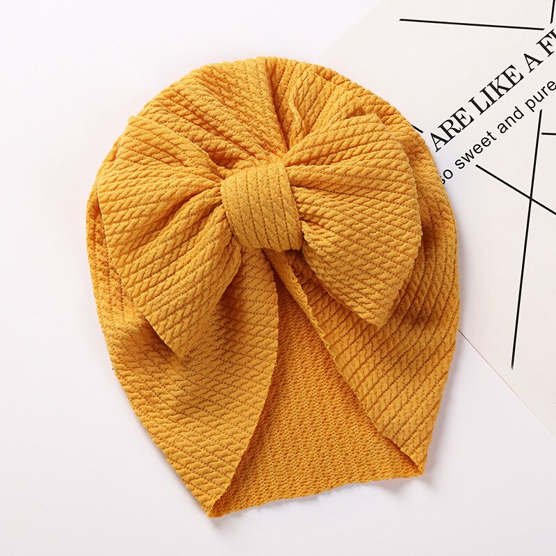 Bow Knot Ribbed Turban