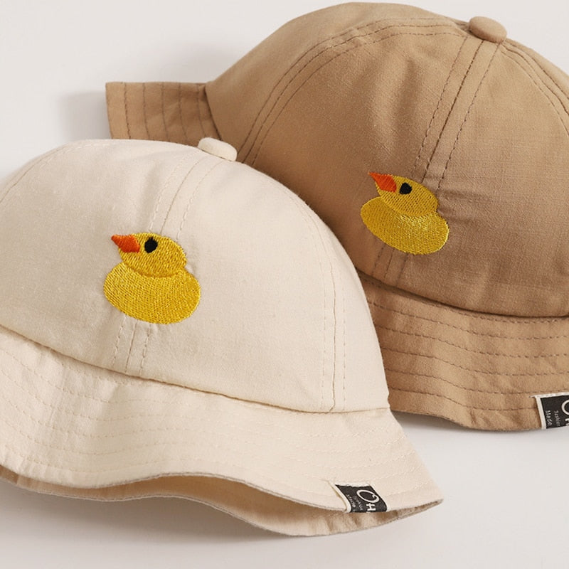 Lovely Duck Embroidered Bucket Hat