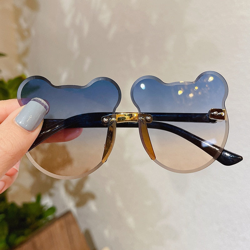 Bear/Flower Shape Round Sunglasses