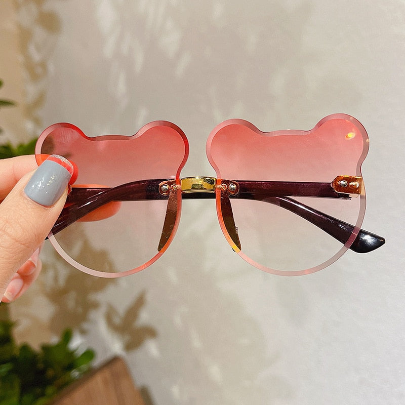 Bear/Flower Shape Round Sunglasses