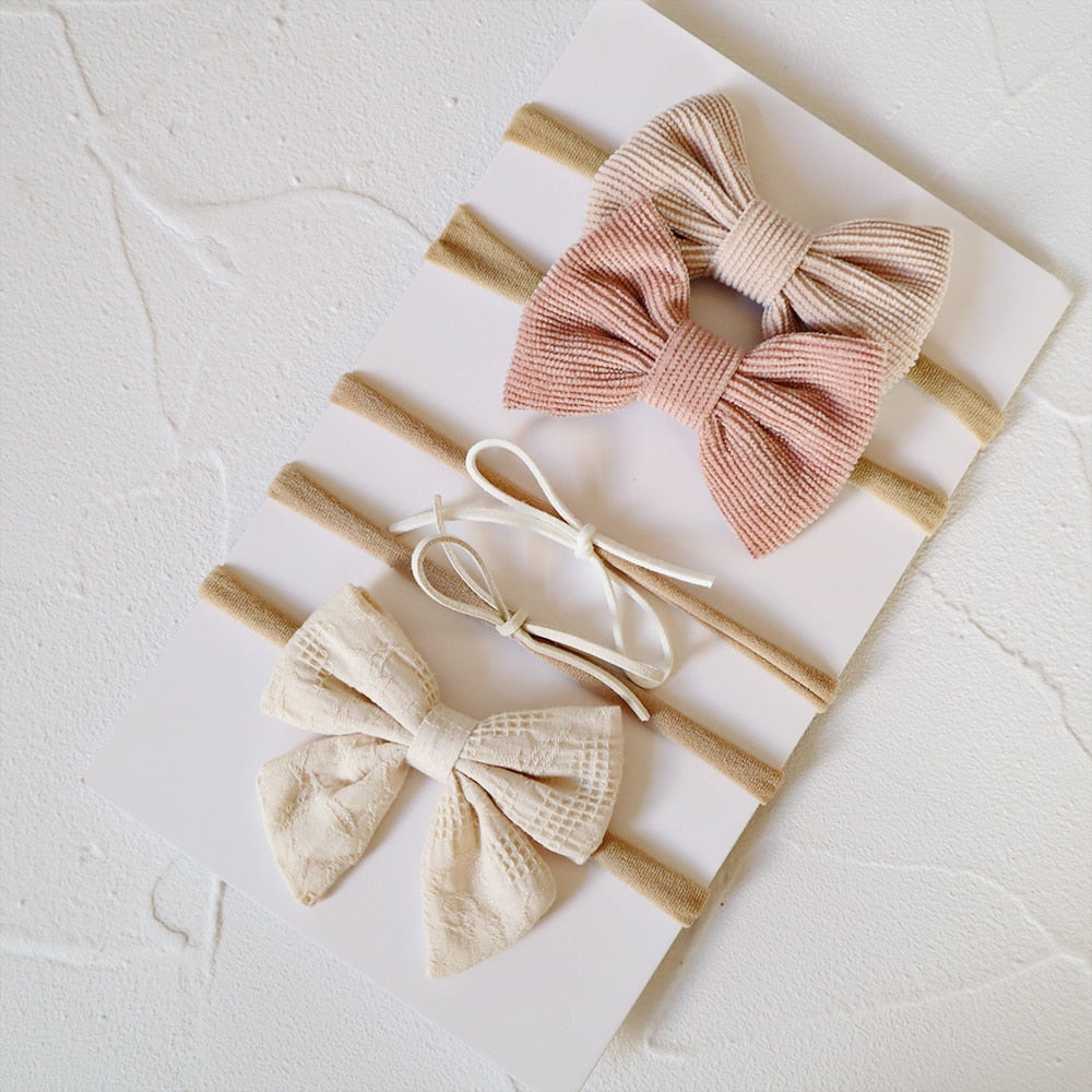 5Pcs/Set Bow Headband