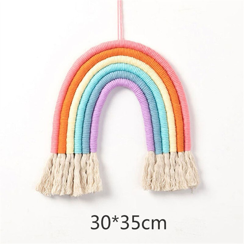 Wall Hanging Rainbow Rope