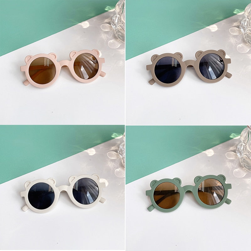 Bear/Flower Shape Round Sunglasses