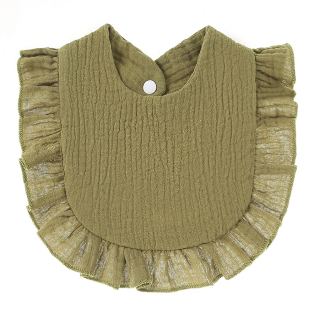 Lace Ruffle Bibs