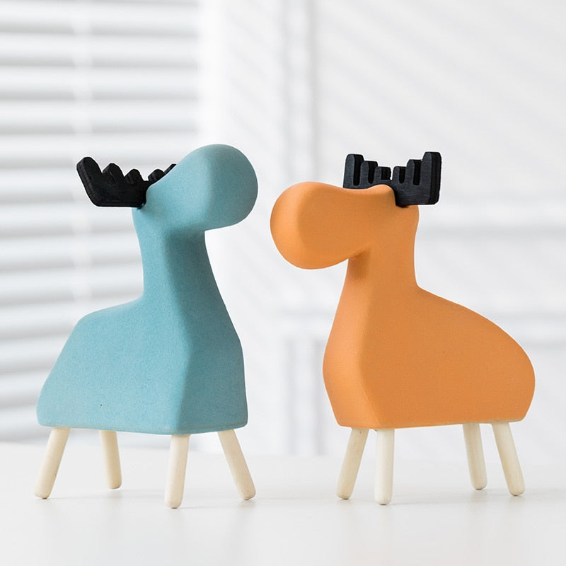 Nordic Ceramic Animal Ornaments