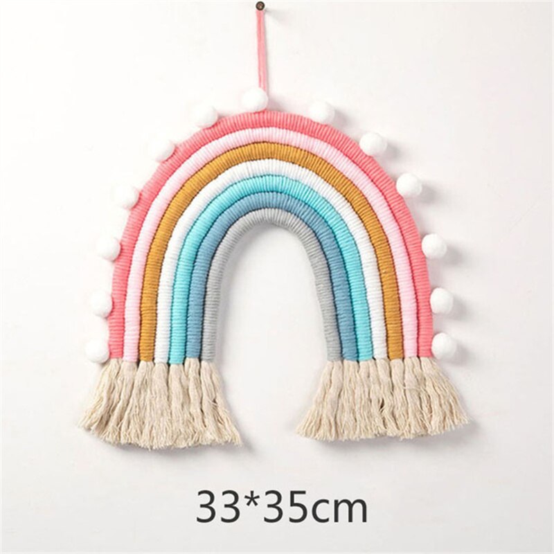 Wall Hanging Rainbow Rope