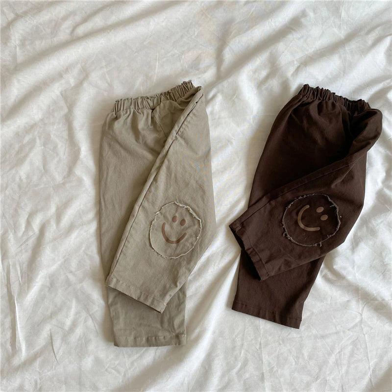 Knee Patch Casual Pants