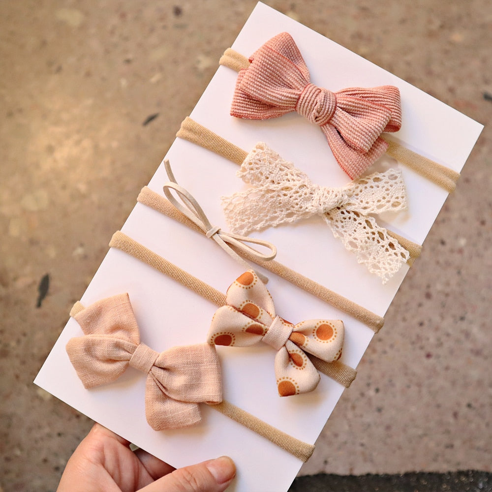 5Pcs/Set Bow Headband