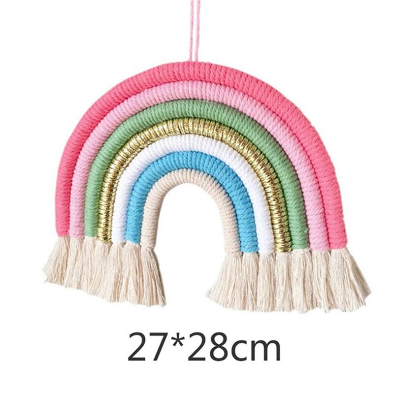 Wall Hanging Rainbow Rope