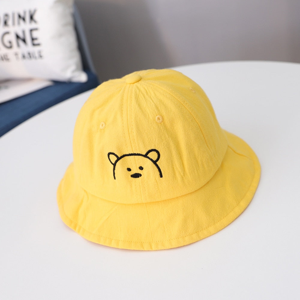 Bear Print Bucket Hat