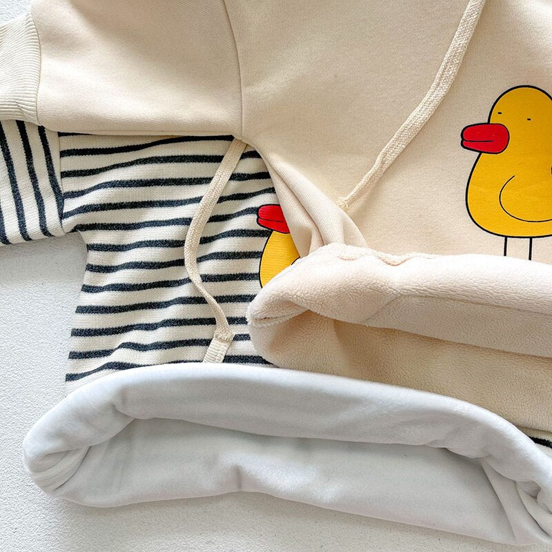 Duckie Hoodie Romper