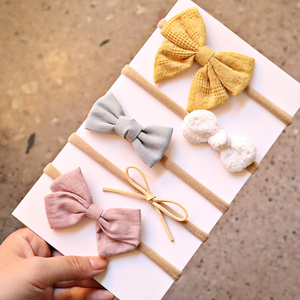 5Pcs/Set Bow Headband